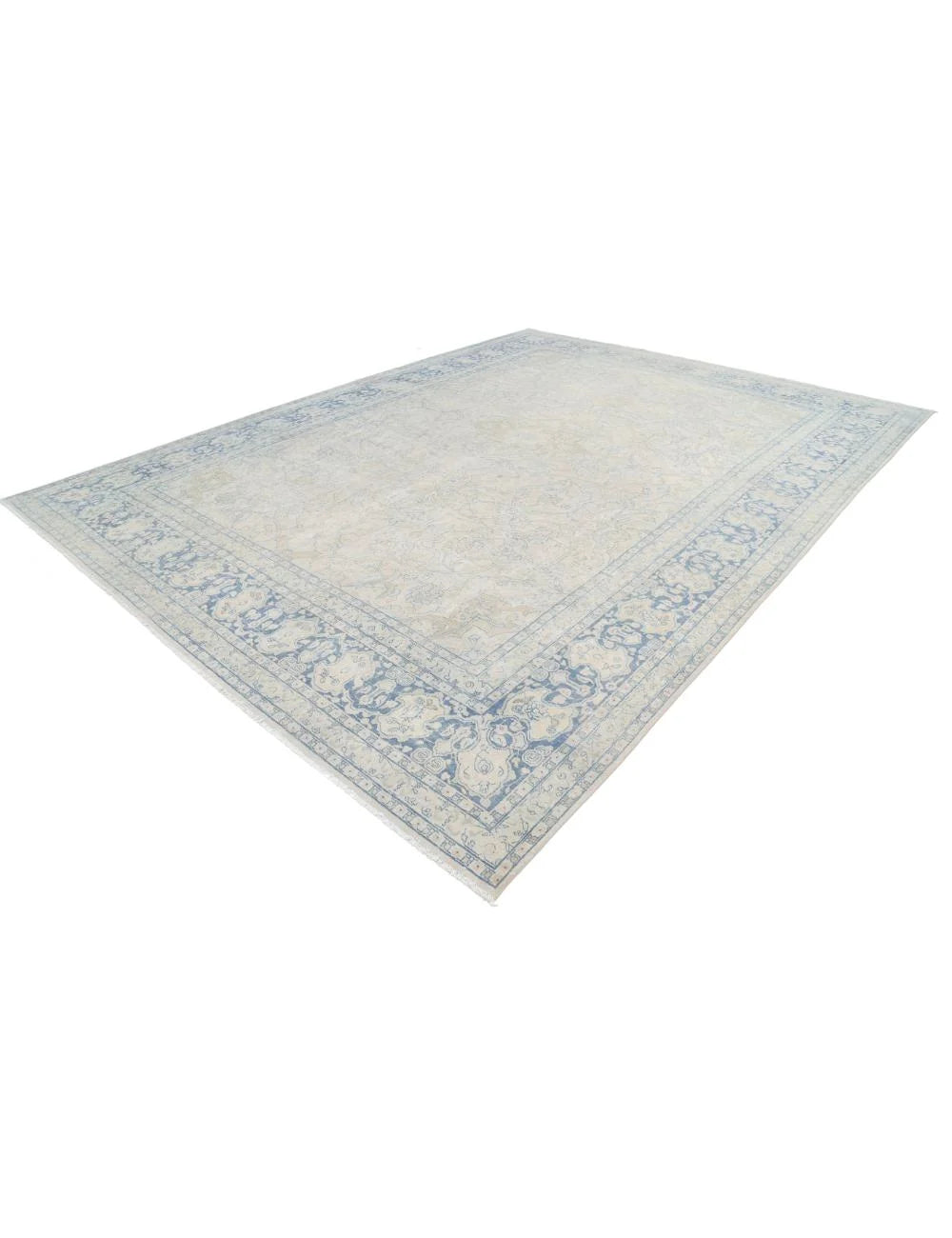 Hand-Knotted Tabriz Wool Persian Rug