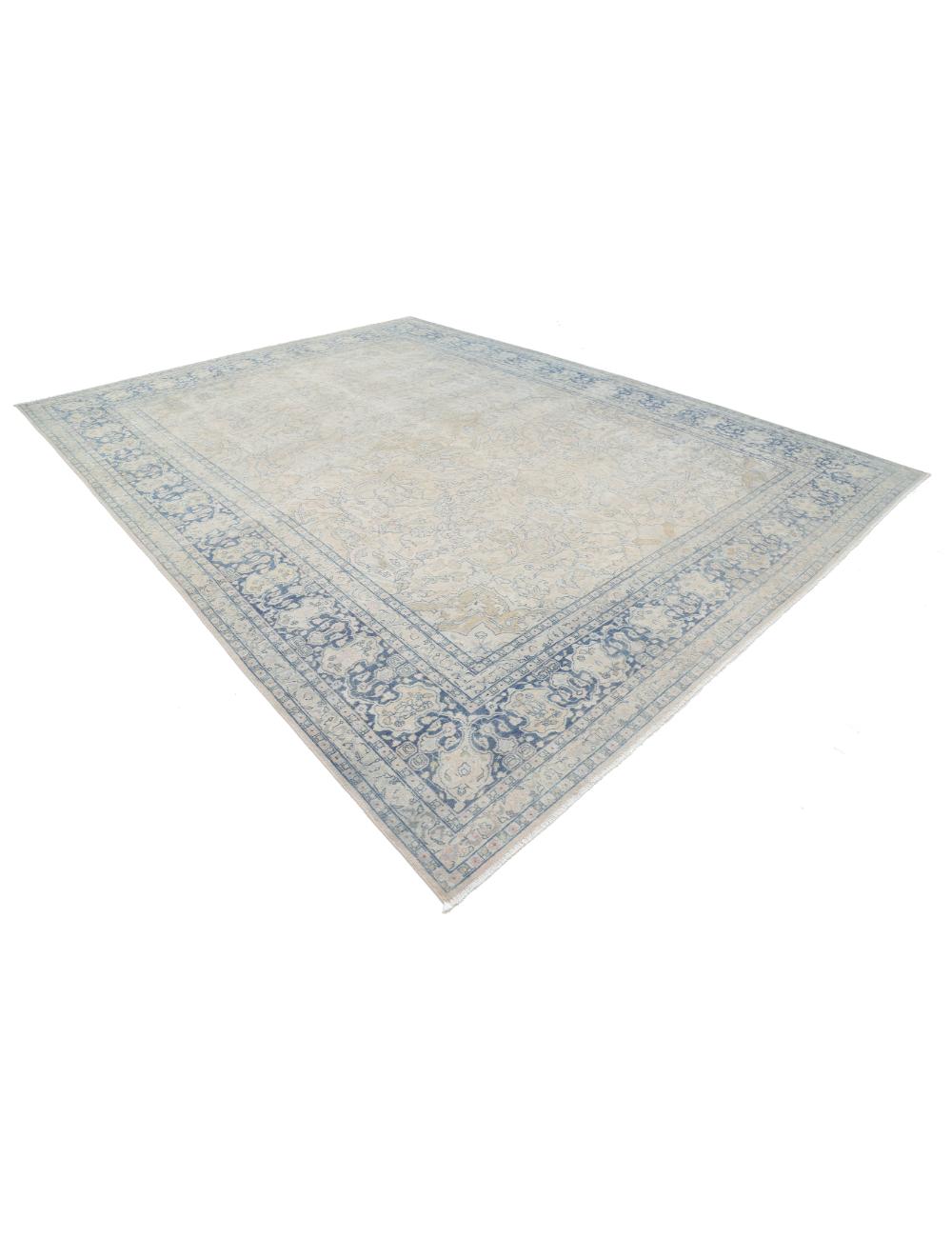 Hand-Knotted Tabriz Wool Persian Rug