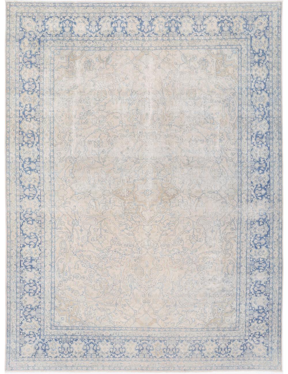 Hand-Knotted Tabriz Wool Persian Rug