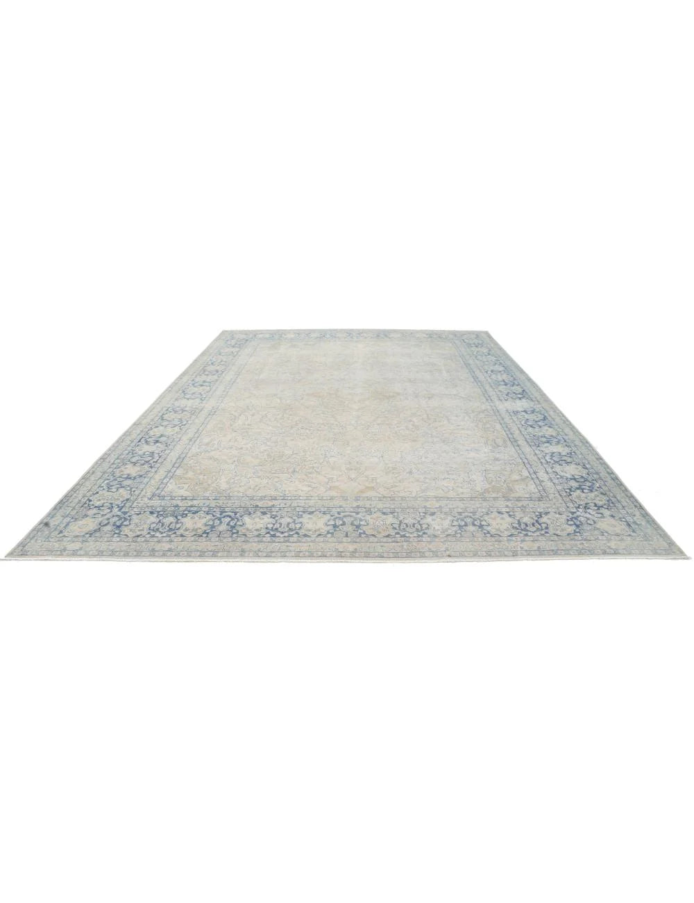 Hand-Knotted Tabriz Wool Persian Rug