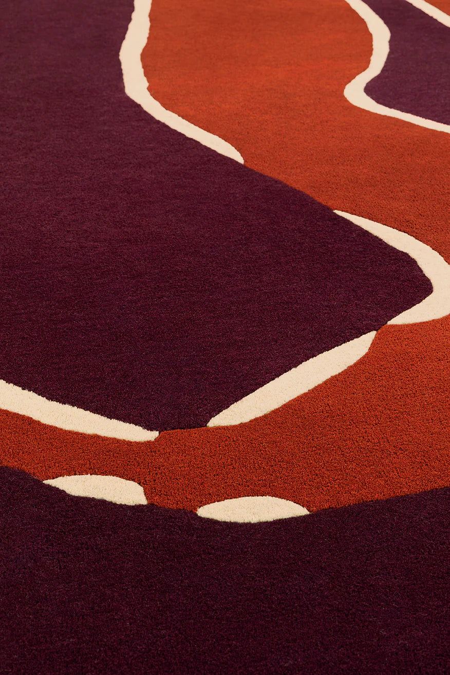 Hand-Tufted Artistic Silhouette Design Rug