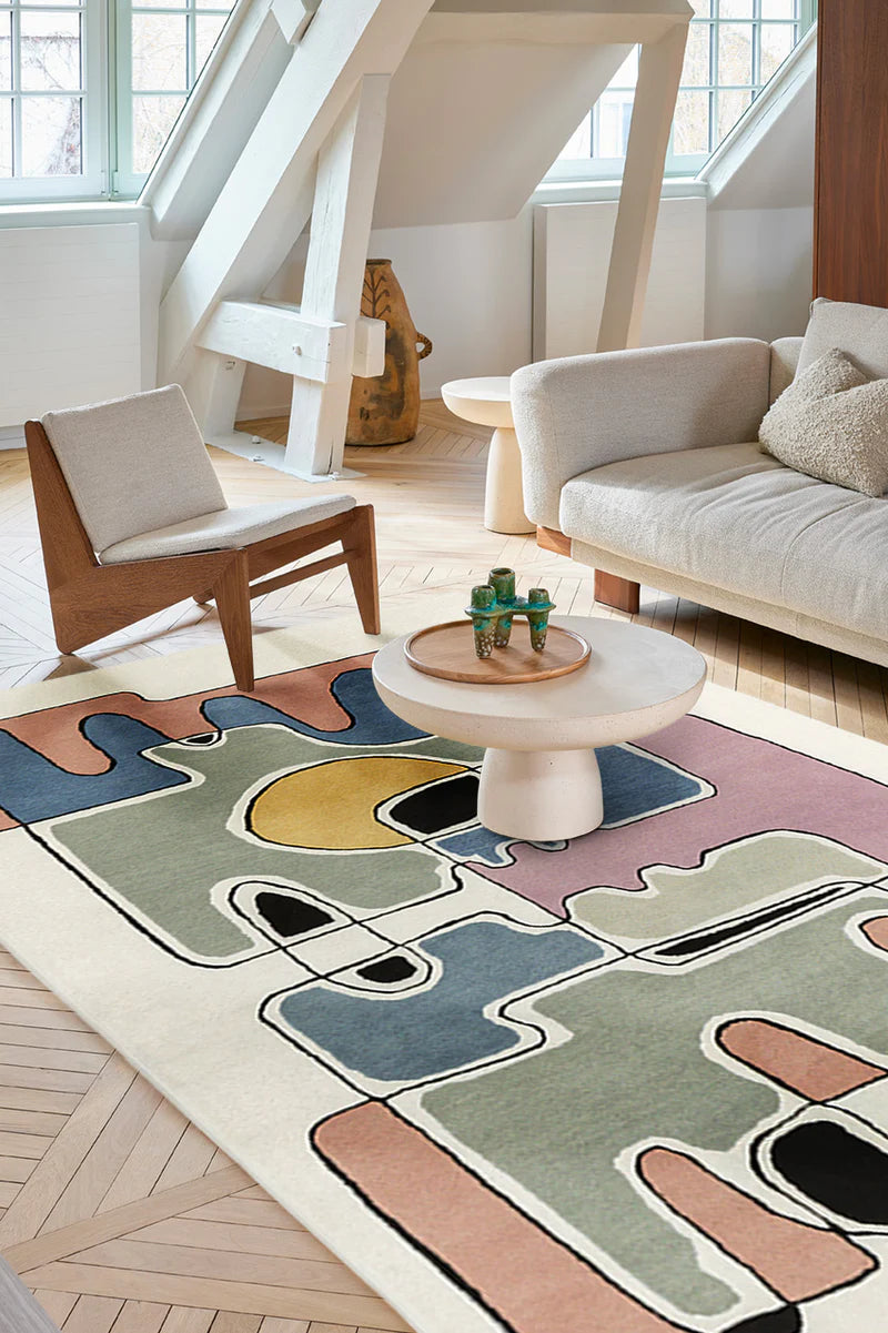 Contemporary Designer Area Carpet for Elegant Interiors