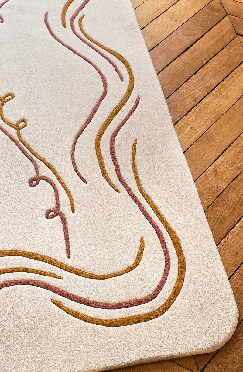 Luxury Freehand Line Carpet