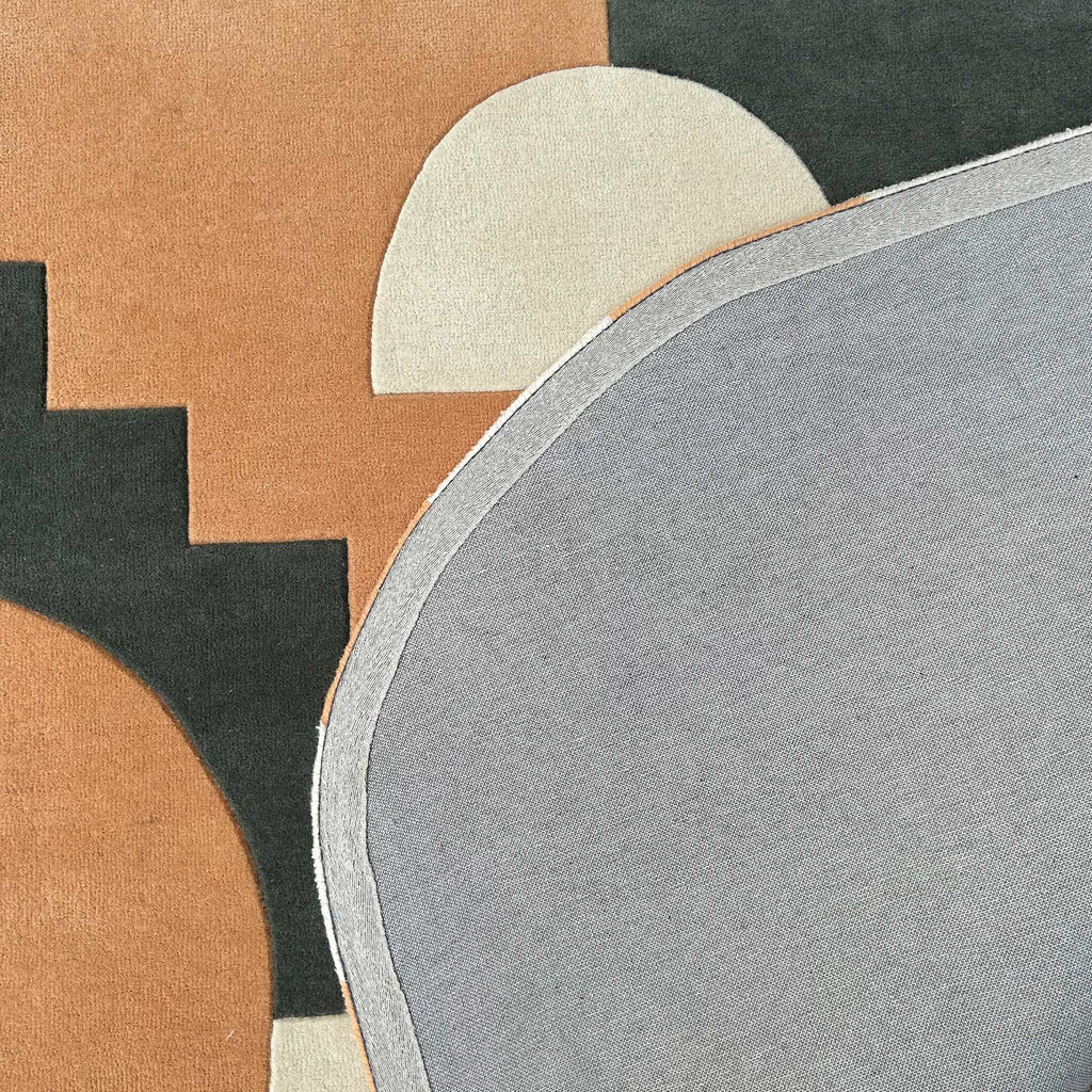 Modern Archway Geometric Irregular Rug